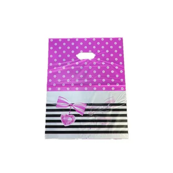50 Unidades de sacola Plastica Boca Vazada 30x40 cm - Boca de Palhaço - Alça Vazada