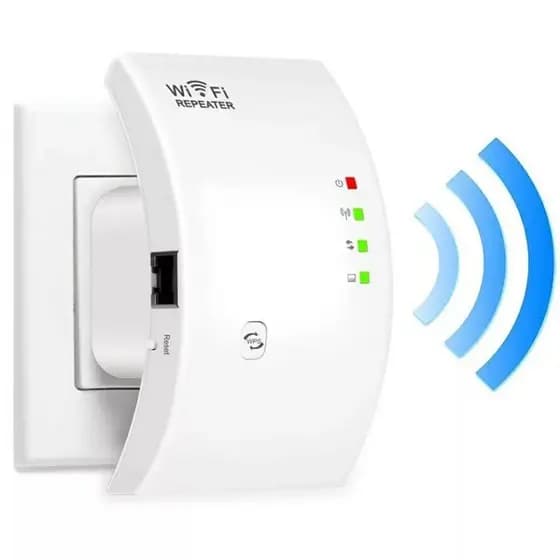 WiFi Repetidor de Sinal Roteador 300/mbps amplificador Rede Sem Fio RJ45 - 2.4Ghz