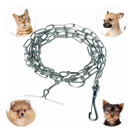 Corrente Guia Para Cães E Gatos Passeio No 7 Comp. 1,50m