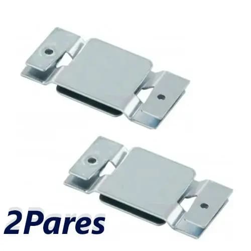 Encaixe Cabeceira Sofá Tv Painel Zincado - Kit 2 Pares