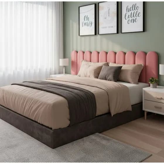 Cabeceira adesiva cama box casal king 10 Placas suede Fácil Instalação Modular 45x20 ENVIO IMEDIATO