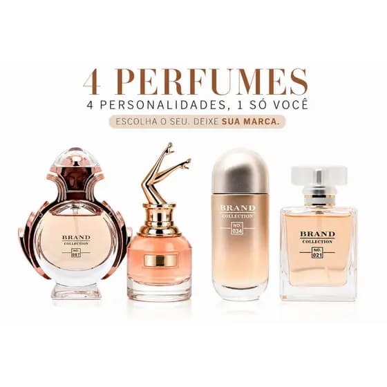 Perfume Feminino Brand Collection 25ml Varias fragrancias Perfume feminino Inspiraçao importados Alta Fixaçao
