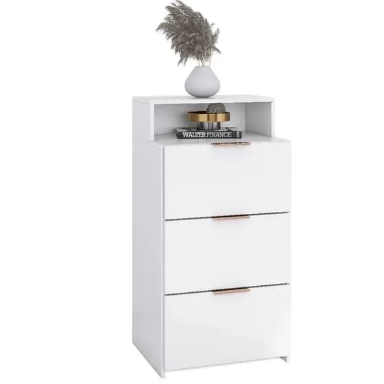 Mesinha Cabeceira Top Quarto Lateral Cama Moderna C/ Gavetas Beneficio Multiuso Sofisticada Ideal Or