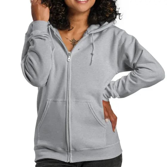 Moletom Feminino Com Ziper Algodão Super Tendencia Bem Quentinho Masculino