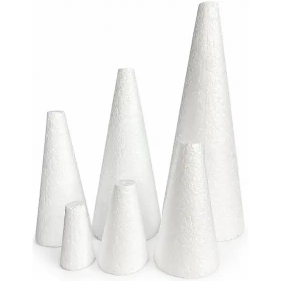Cone de Isopor - Diversos Tamanhos