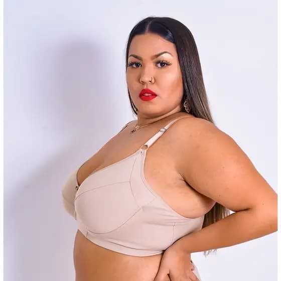 Sutiã Sutian Soutien Plus Size Sem Bojo Tamanhos Extra Grandes