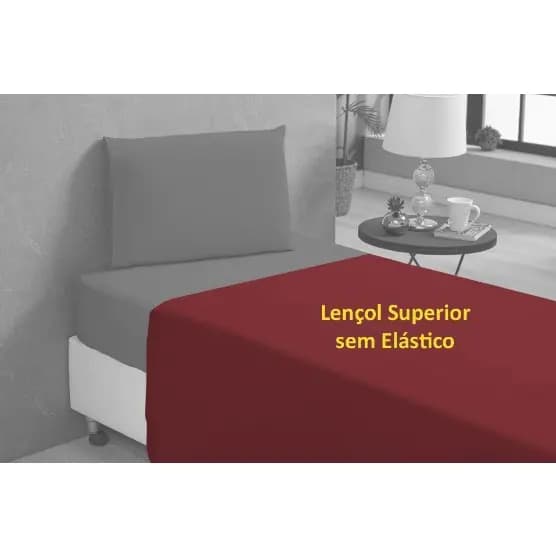 Lençol Solteiro Superior Percal 100% Algodão