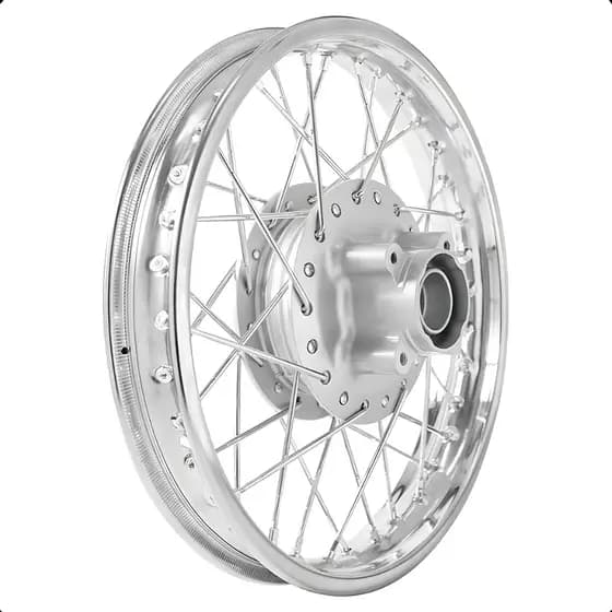 Roda Traseira Montada e Alinhada Honda Pop 100 - Honda Pop 110 Raio 4mm