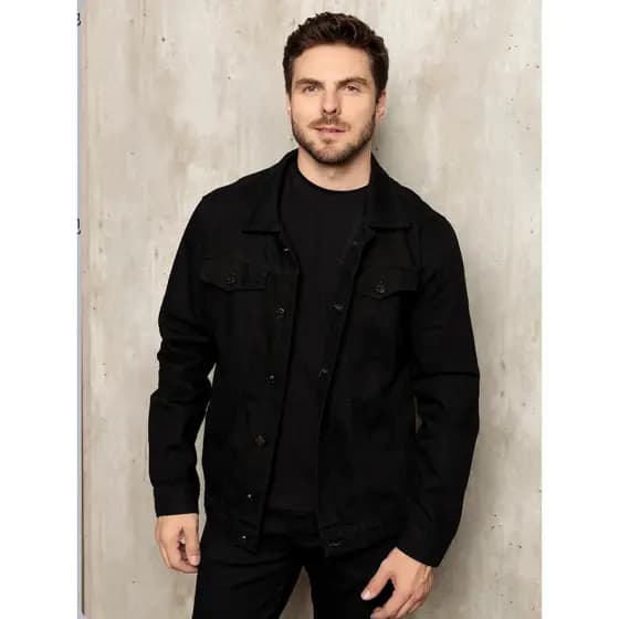 Jaqueta Jeans Masculina Com Lycra Final De Ano