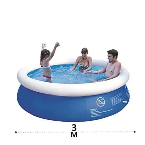 Piscina Inflável 5000L 3 metros 300cm Azul MOR GRANDE