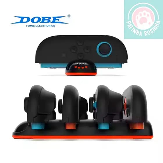 Base Carregadora Para Joy-con N Switch 2 Original Dobe