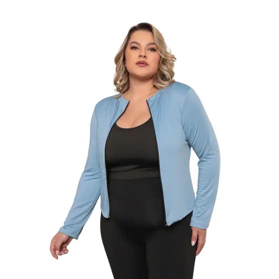 Jaqueta Feminina Plus Size Dry Fit