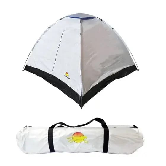 BARRACA PARA CAMPING GUEPARDO ATENA IGLU P/ 4 PESSOAS - PRATA