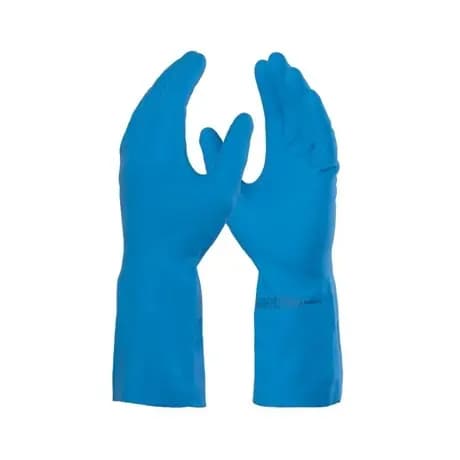 Luva Latex Danny Verniz Silver Grip Azul DA-360 CA40730