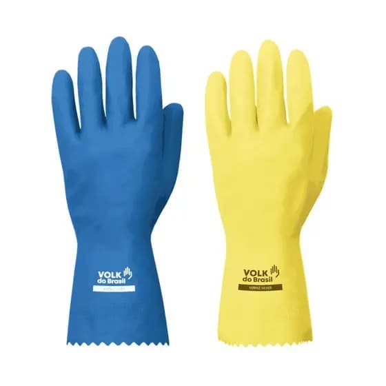 Kit 3 Pares Luva Verniz Volk Silver Slim CA 37277