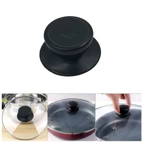 Kit de 5 Pomel Puxador Pegador Para Tampas de Panelas em Geral