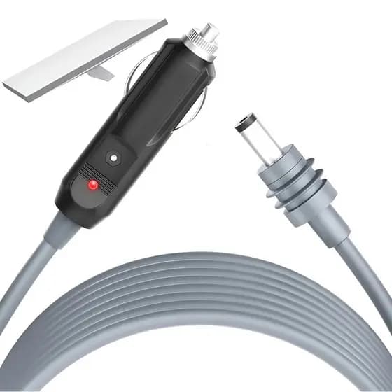Cabo De Carregamento 12V/24V Para Starlink Mini Cinzeiro 3m Para Ligar No Carro / Van / Caminhão