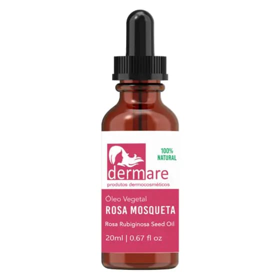 Óleo Vegetal de Rosa Mosqueta Puro 100% – Rosa Rubiginosa – Prensado a Frio – Uso Facial e Corporal