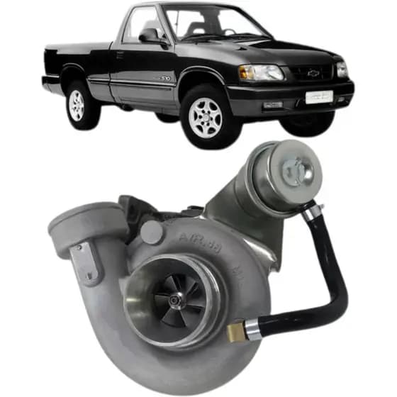Turbina Caracol Turbo Compressor Chevrolet S10 2.5 HS Maxion 1996 1997 1998 1999 2000
