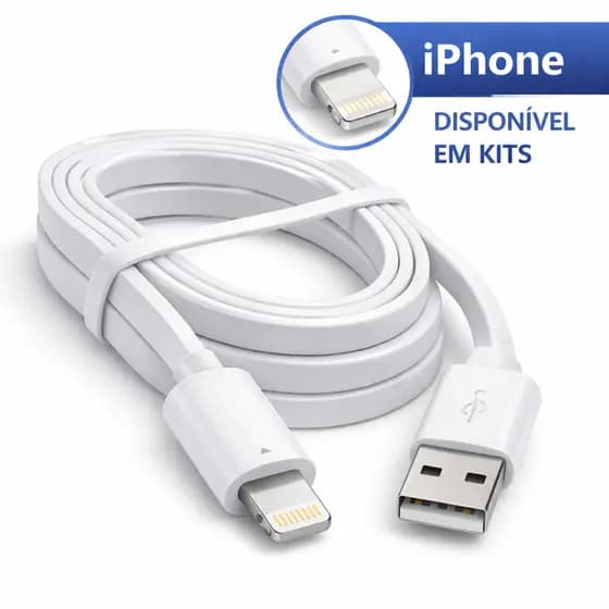 Cabo iphone Carregador Usb Ultra Rápido Reforçado 2 Metros Anti quebra Usb-c