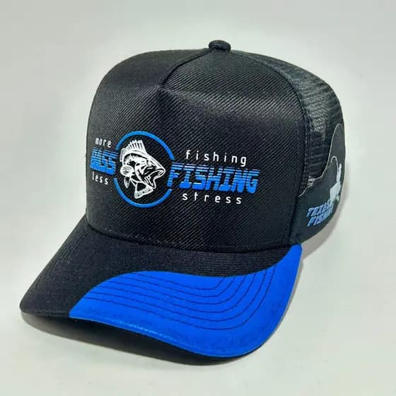 Boné Texas Field Original Trucker Americano Tela Respirável Confortável Estilo Pesca Country Agro
