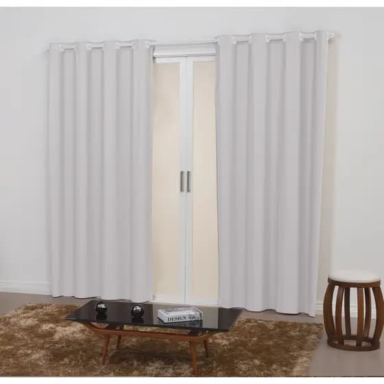 Cortina Blackout 2,80 m x 2,30 PVC corta 100 % a luz 2,80 m x 2,30 m Porta Balcão, Janela Oferta