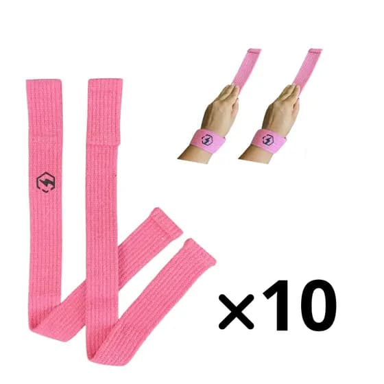 KIT 10 PARES Tala Straps 100% Algodão. P/ Musculação Academia ATACADO