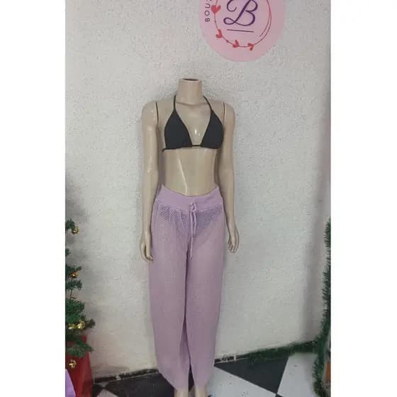 Saida de Praia Calça Lilas