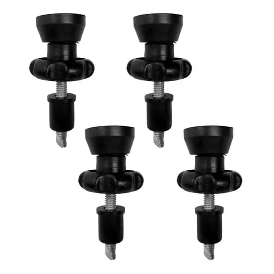 Kit 4 Manípulos para Portão Pet Grade De Proteção Para Cachorro Cerca Bebê