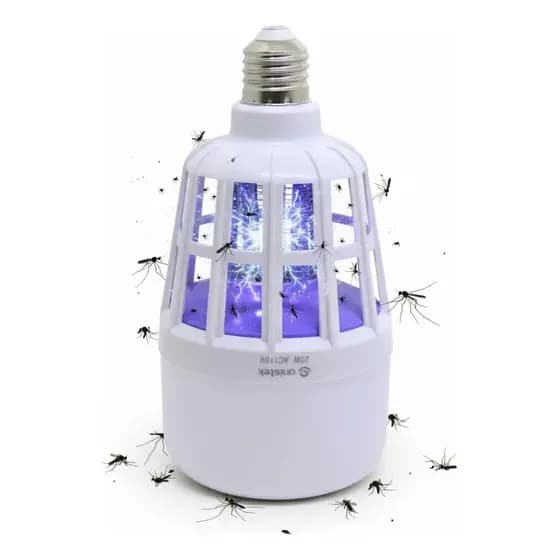 Lâmpada Luminária 20W Mata Mosquito Onistek ON-LU112 LED Armadilha Anti-Insetos Sem Veneno 110V 127V Cor Branca