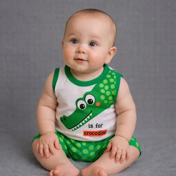 Conjunto Romper Bebe Menino Jacaré Boyzinho Mauricinho Style Fashion Passeio 3 a 6 Meses