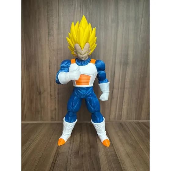 Vegeta Dragon Ball Z Fanart 3D 26cm de altura | Peça Geek Decorativa Premium