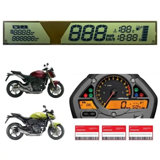 Display Lcd Painel Honda Cb 600 F Hornet 2008 2009 2010 2011