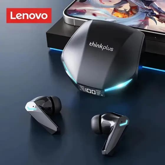 Fone De Ouvido LENOVO XT53/GM2 PLUS ORIGINAL Bluetooth 5.4 Com Microfone, led lcd, gamer para jogos