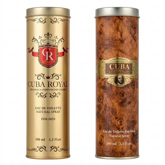 Kit Perfume Cuba Royal + Cuba Gold 100ml EDT Original com Selo ADIPEC