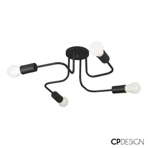 Lustre Sputnik Assimétrico Decora Luminaria Industrial