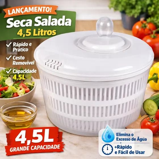Centrífuga GRANDE 4,5L Seca Salada - verduras - folhas