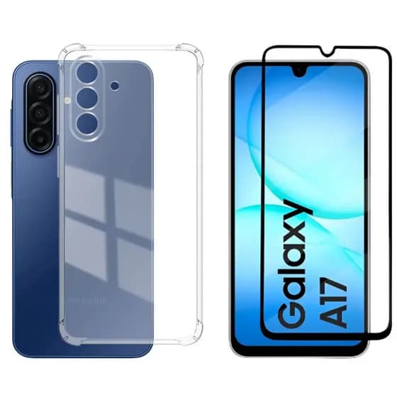 Kit Para Samsung A17 - Película 3d + Capa Tpu