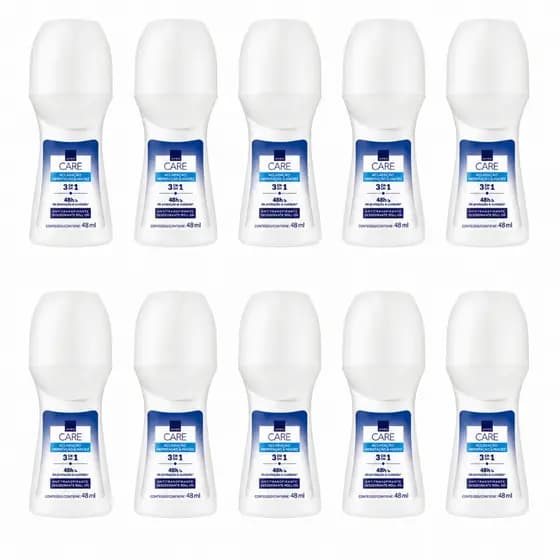 Desodorantes Roll On Avon Care 3 em 1 Hidratação Suave 48ml Antitranspirante