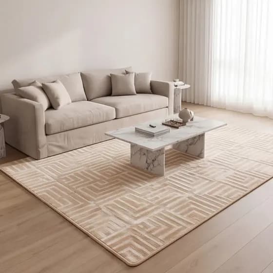 Tapete Veludo Premium Sala Apartamento 1,40x2,00 Luxuoso Base Firme Higienização Rápida Estilo