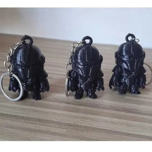 Chaveiros 3D Darth Vader 2 Unidade