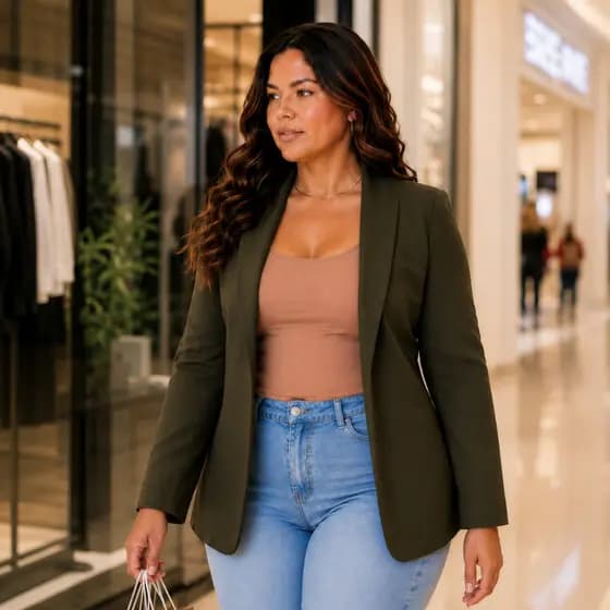 Blazer Alfaiataria Feminino Terninho de Luxo Outono/Inverno Casual