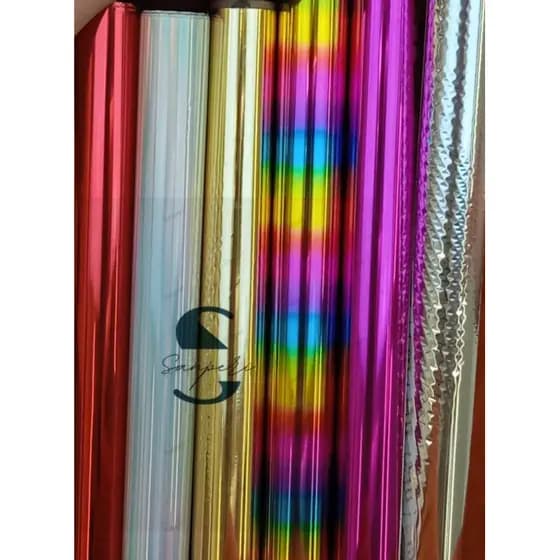 Foil Textil 1mt x 32cm Destinada a Indústria Têxtil e Estamparias
