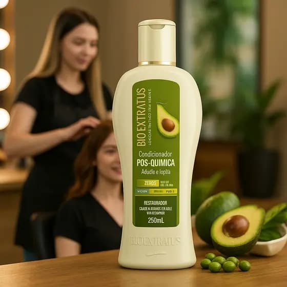 Condicionador Pós Química Vegano Bio extratus 250ml Couro Cabeludo