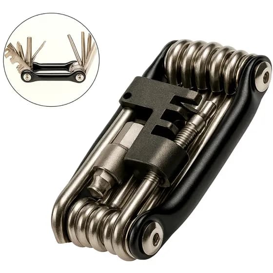 Kit Chave Extrator Com Chave Multiuso Saca Colocar Pino Corrente De Bike Bicicleta Ciclismo
