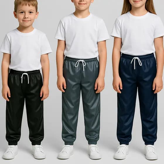 3 Calça Infantil Jogger Menino Forrada Juvenil Reforçada 2 Ao 16