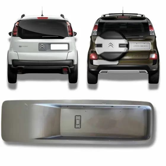 Moldura Placa Traseira C3 Picasso Aircross 2010/2015 Genuino