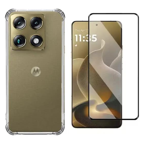 Capa Case Capinha E Película 3d Para Motorola Signature