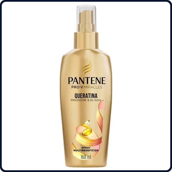 Spray Protetor Térmico Pantene Queratina Preenche & Blinda 160ml