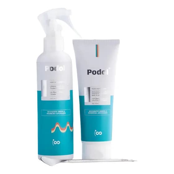 Kit Spa Dos Pes Podol Com Ureia Amolecedor E Hidratante Com Espatula Brinde